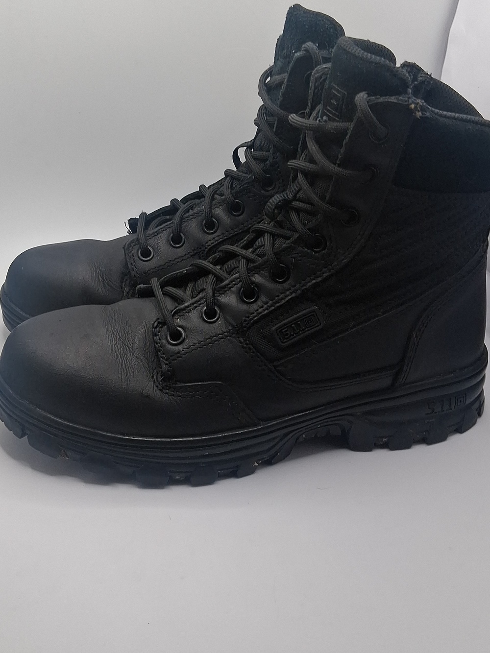 5.11 Tactical Black Women's Lace-Up Combat Boots - Picture 2 of 8